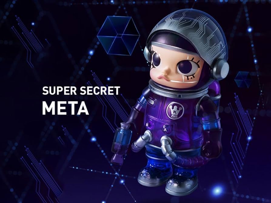 その他 POPMART MEGA SPACE MOLLY SUPER SECRET POP MART Mega Space Molly Series 2 MELTING Super Secret 1